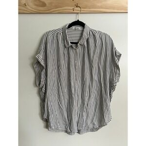 **SOLD! NOT FOR SALE!** Madewell Button Down Top Cap Sleeve